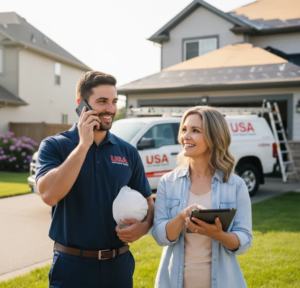 USA Roof Repair Experts customer support in Long Prairie